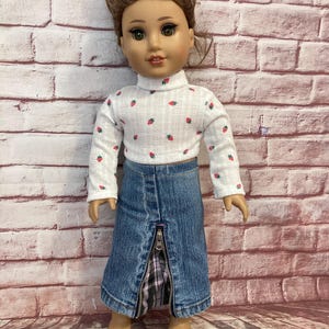 Crop Turtleneck Top Only for 18 Inch Dolls