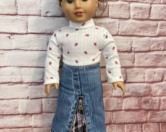 Crop Turtleneck Top Only for 18 Inch Dolls