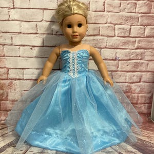 Princess Inspired Dress for 18 Inch Dolls