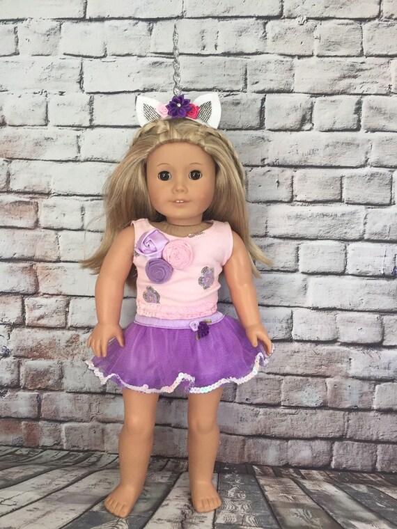 american girl purple sparkle outfit