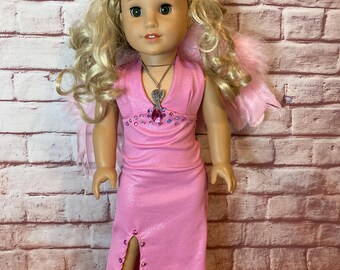 Custom Pink Angel Diva Outfit for 18 Inch Dolls