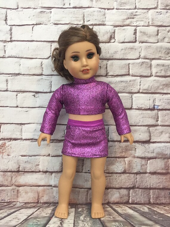 american girl purple sparkle outfit