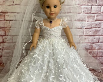 Fantasy Bridal Wedding Set for 18 Inch Dolls