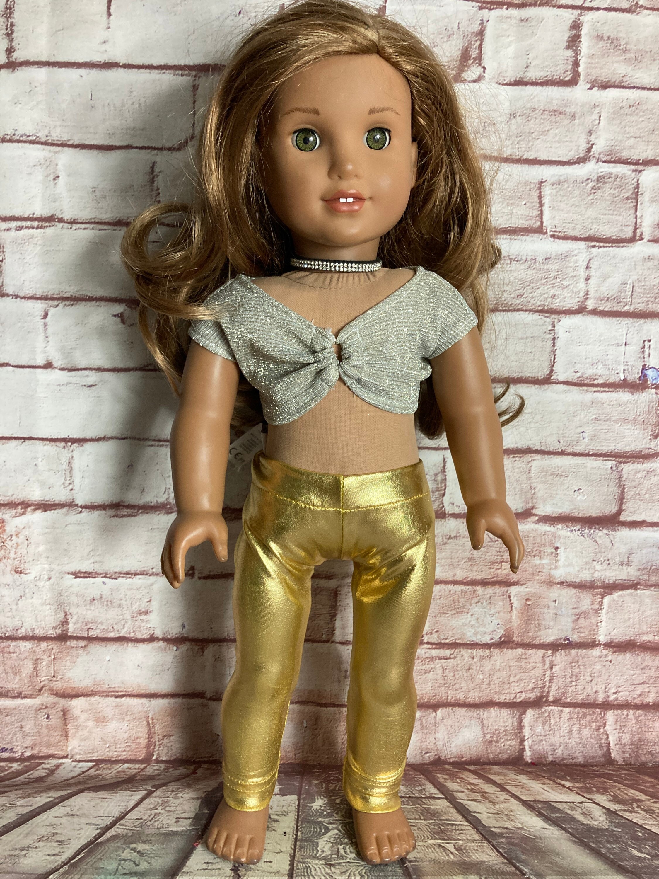 Gold Sparkle Diva Set for 18 Inch Dolls Etsy
