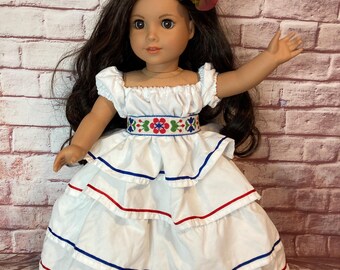Mexican Fiesta Outfit for 18 Inch Dolls