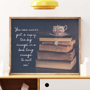 CS Lewis - You can never get - art print (framed or unframed)