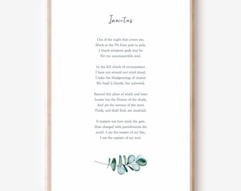 William Ernest Henley - Invictus - digital download