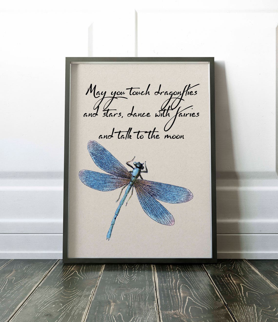 Dragonfly citaat mag je aanraken libellen en sterren