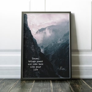 Rumi - Travel - art print (framed or unframed)