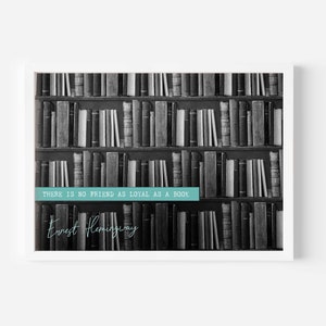 Ernest Hemingway - No friend - art print (framed or unframed)