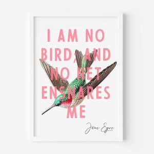 Charlotte Brontë - Jane Eyre - art print (framed or unframed)
