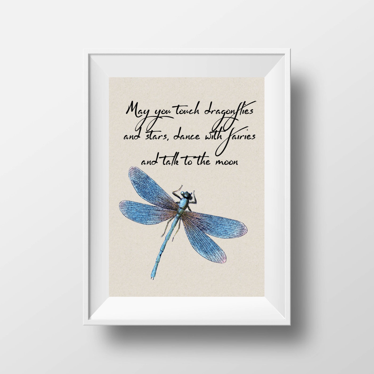 Dragonfly citaat mag je aanraken libellen en sterren