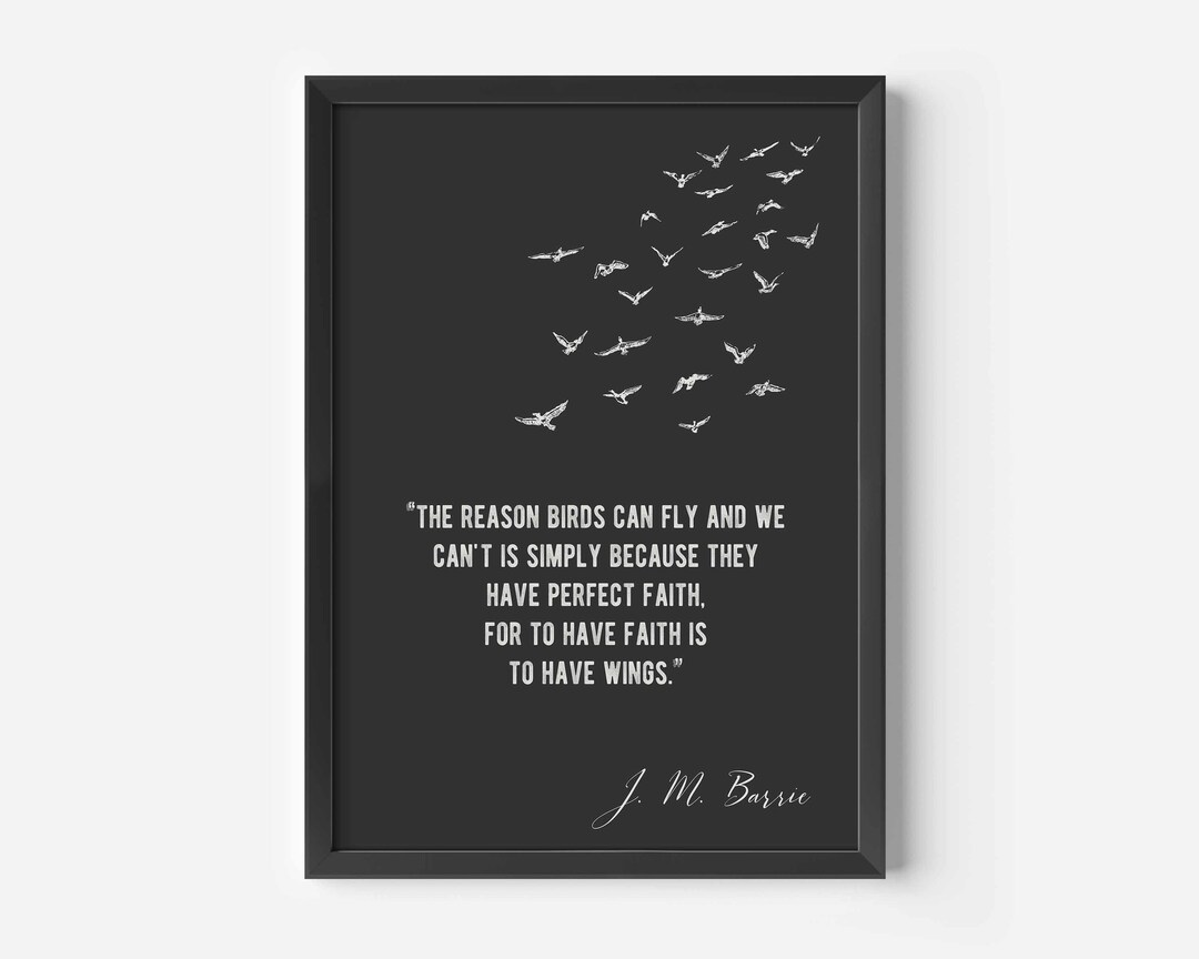 J M Barrie - the Little White Bird - Art Print (framed or Unframed) - Etsy