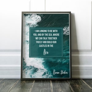 Bram Stoker - Dracula - Longing to be with you - art print (framed or unframed)
