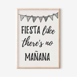 Fiesta Like There's No Mañana - Digital Download - Etsy