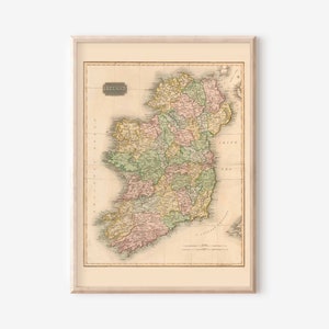 Mapa de Irlanda - descarga digital