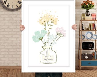 No rain no flowers - digital download