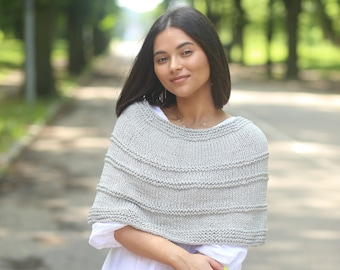 Light Cotton Bridal Wrap | Outdoor Summer Wedding Cape