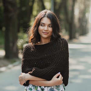 crochet poncho