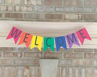 Welcome Teacher banner, teacher banner, Classroom banner, Teacher gift, classroom decor, teacher decor, classroom sign, teacher sign