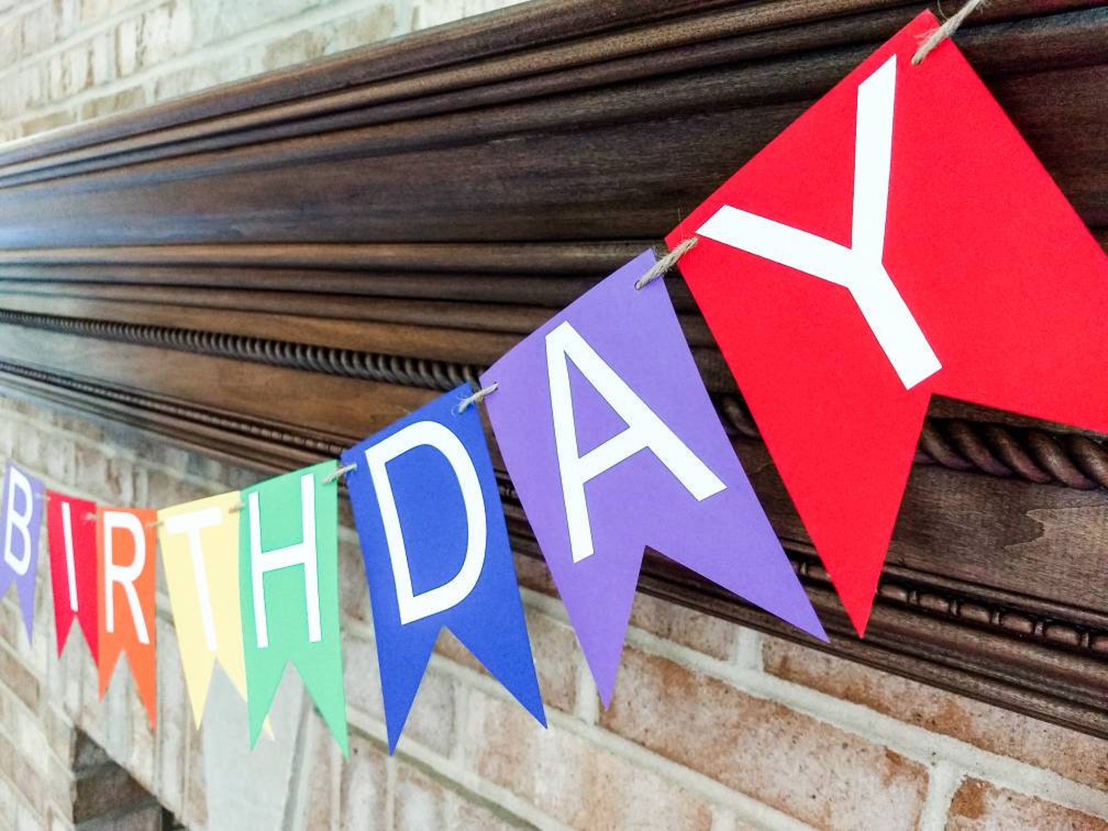Happy Birthday Banner Rainbow Birthday Banner Kids Birthday Etsy