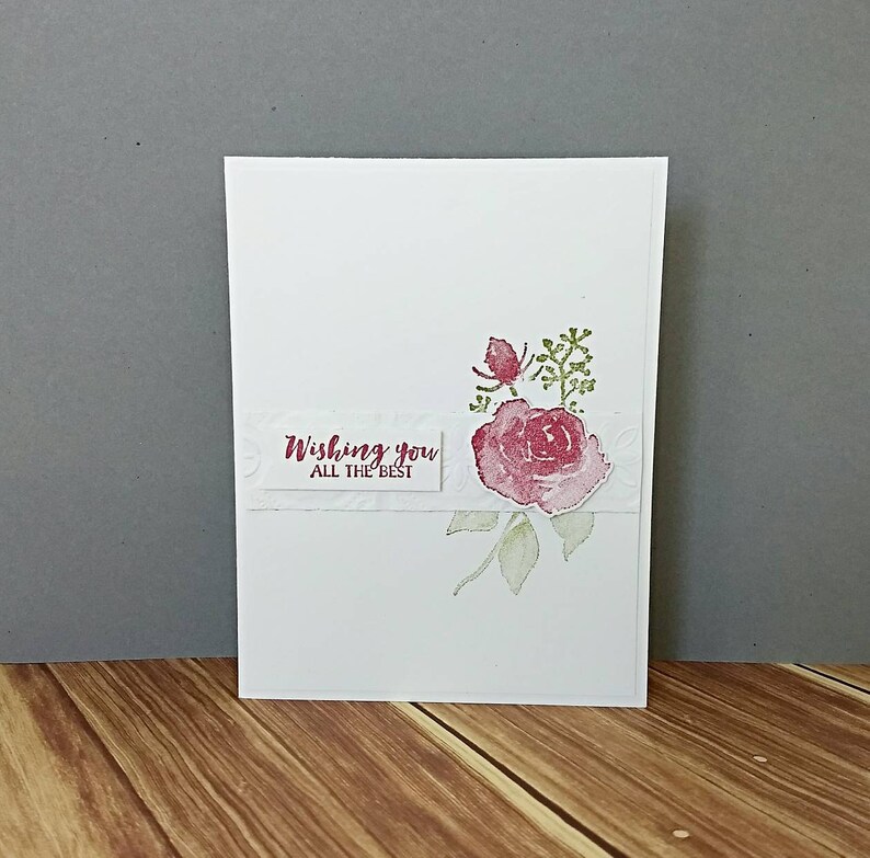 Wedding Card Simple Wedding Best Wishes Card Wedding Gift Etsy