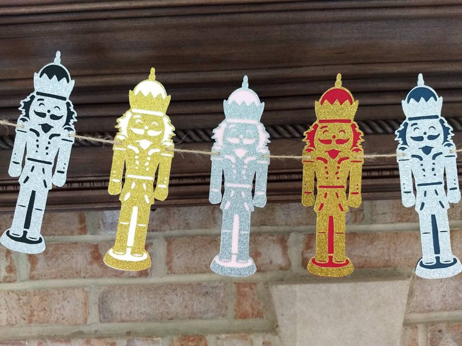 Nutcracker Banner Nutcracker Garland Christmas Nutcrackers Etsy