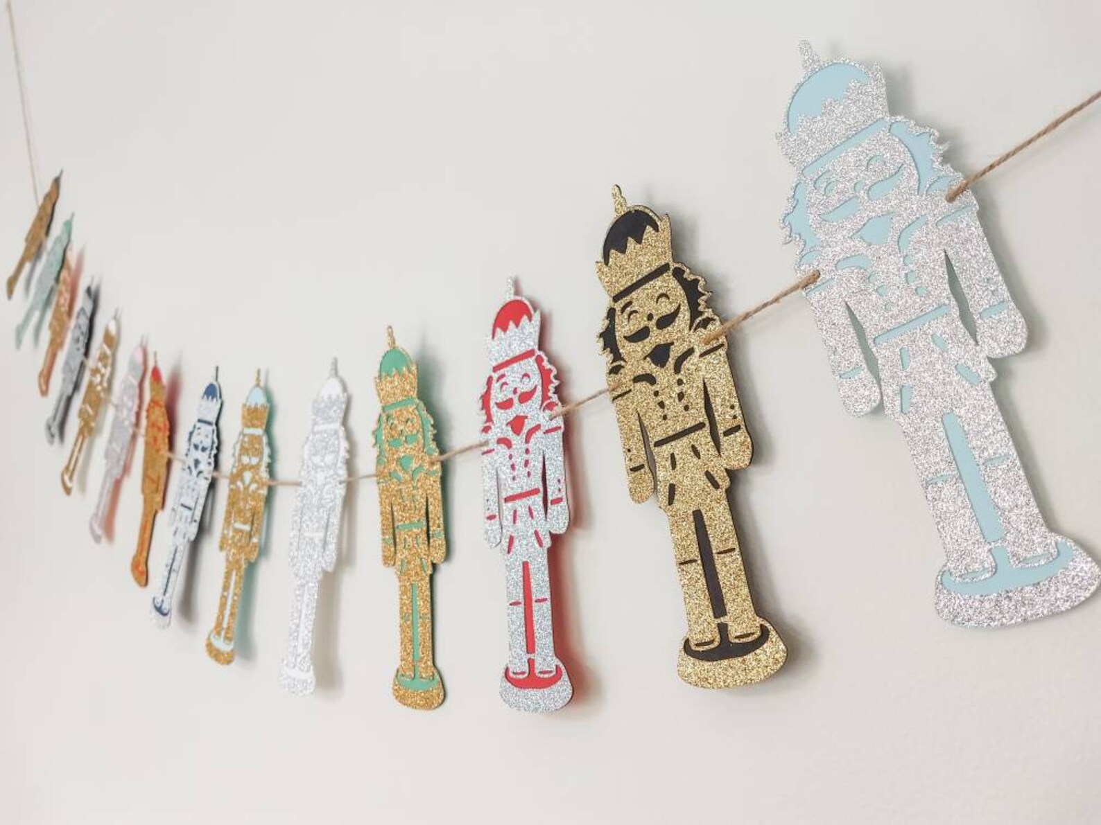 Nutcracker Banner Nutcracker Garland Christmas Nutcrackers Etsy