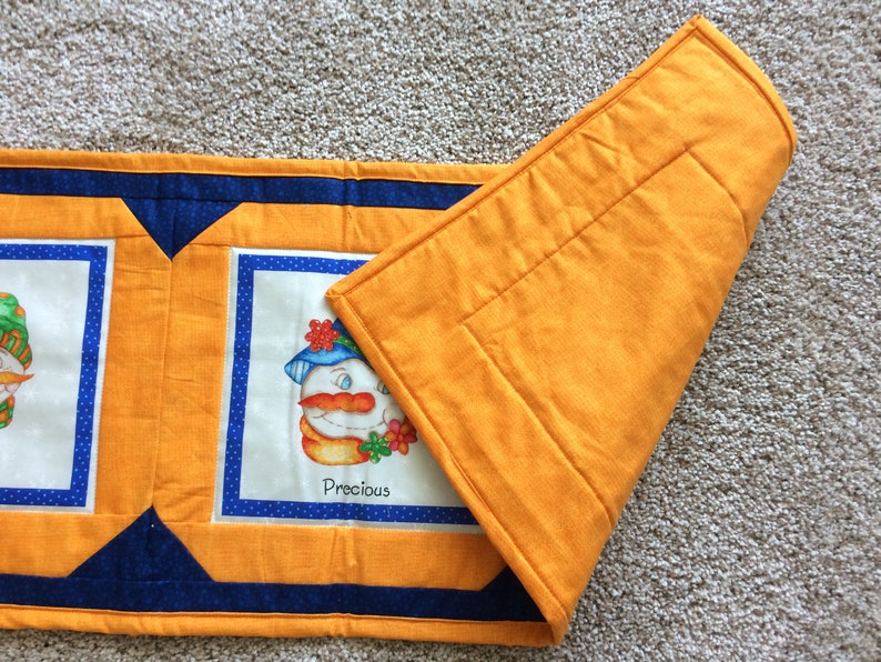 Cute Snowman Christmas Table Runner