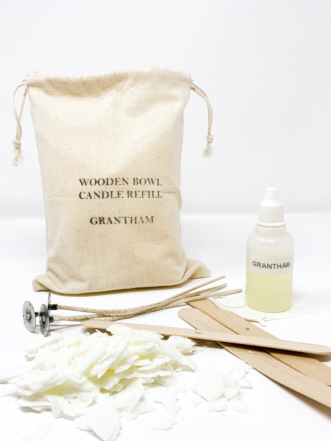 Wooden Bowl Candle Refill Etsy