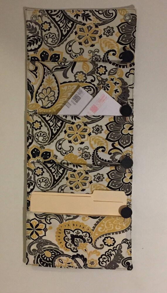 4 Pocket Fabric Wall Organizer