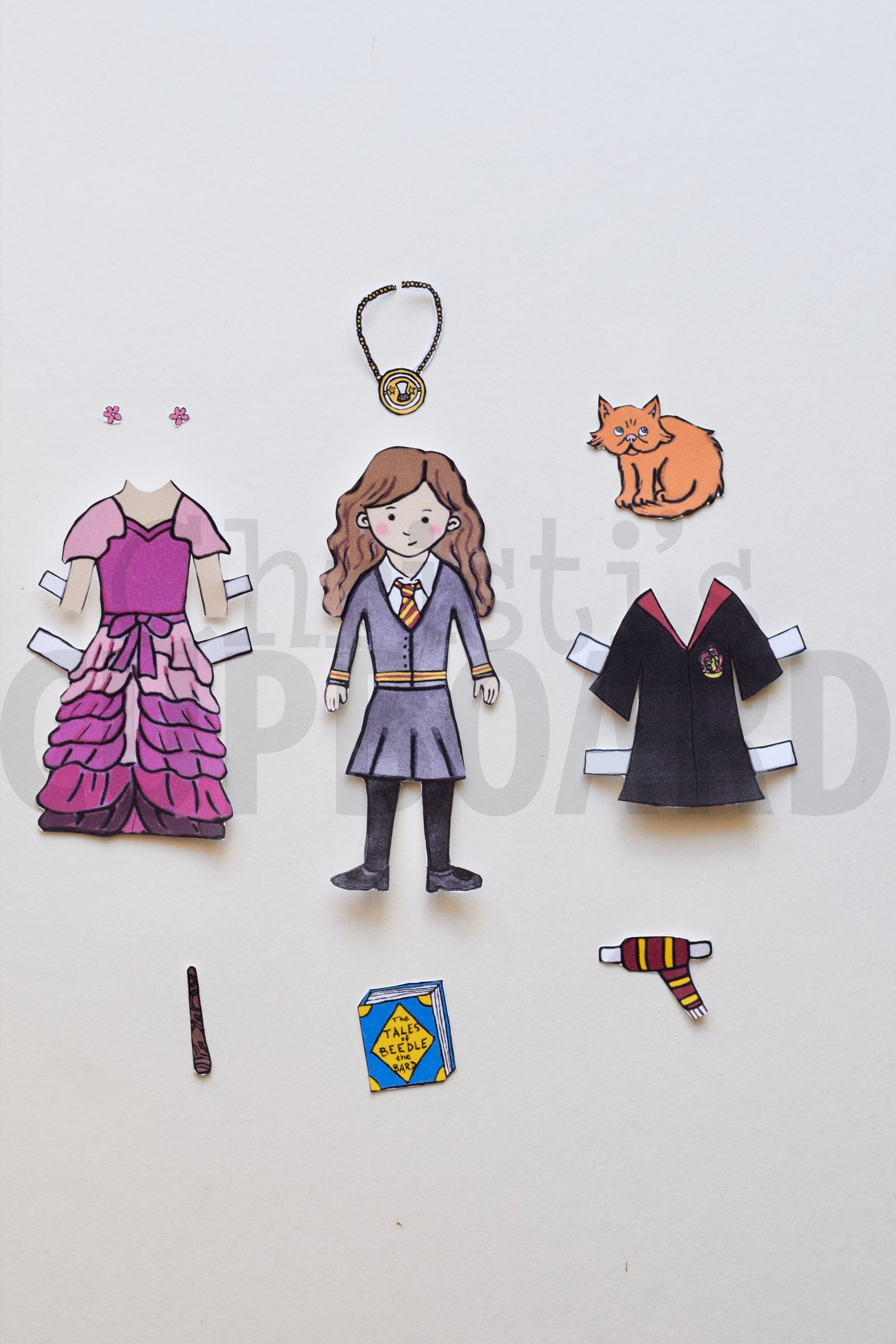 Hermione Paper Doll Printable | Etsy Australia