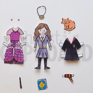 Hermione Paper Doll Printable | Etsy