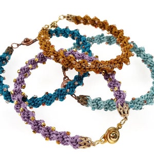 Tutorial - Kumihimo &#39;Panama&#39; 12 Strand Ridged Bracelet