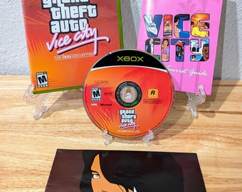 Grand Theft Auto: Vice City – Complete Original Xbox CIB w/ Map & Manual