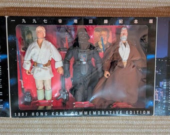 Star Wars 1997 Hong Kong Commemorative Edition 12 inch Figures Set Kenner Hasbro