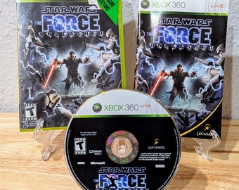 Star Wars The Force Unleashed Xbox 360 Complete CIB Tested w Manual