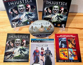 Injustice Gods Among Us PS3 CIB Tested & Complete