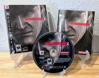Metal Gear Solid 4 Guns of the Patriots PS3 Tested Working Complete CIB