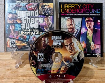 Grand Theft Auto Episodes from Liberty City PS3 Game Complete w/ Map Included