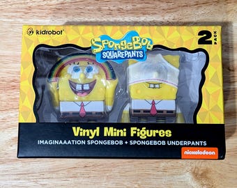 SpongeBob SquarePants Kidrobot Vinyl Mini Figures 2 Pack
