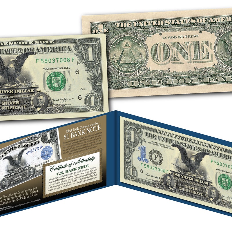 Silver Certificate Eagle Etsy
