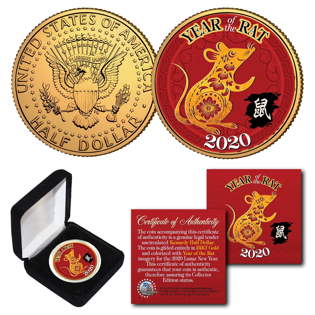 2020 Year of the RAT Lunar Chinese New Year Lucky Money - 24K Gold ...