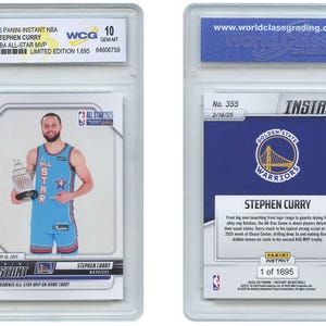 2024-25 Panini Stephen Curry 2025 NBA All-Star MVP Karte #355 - Graded Gem Mint 10
