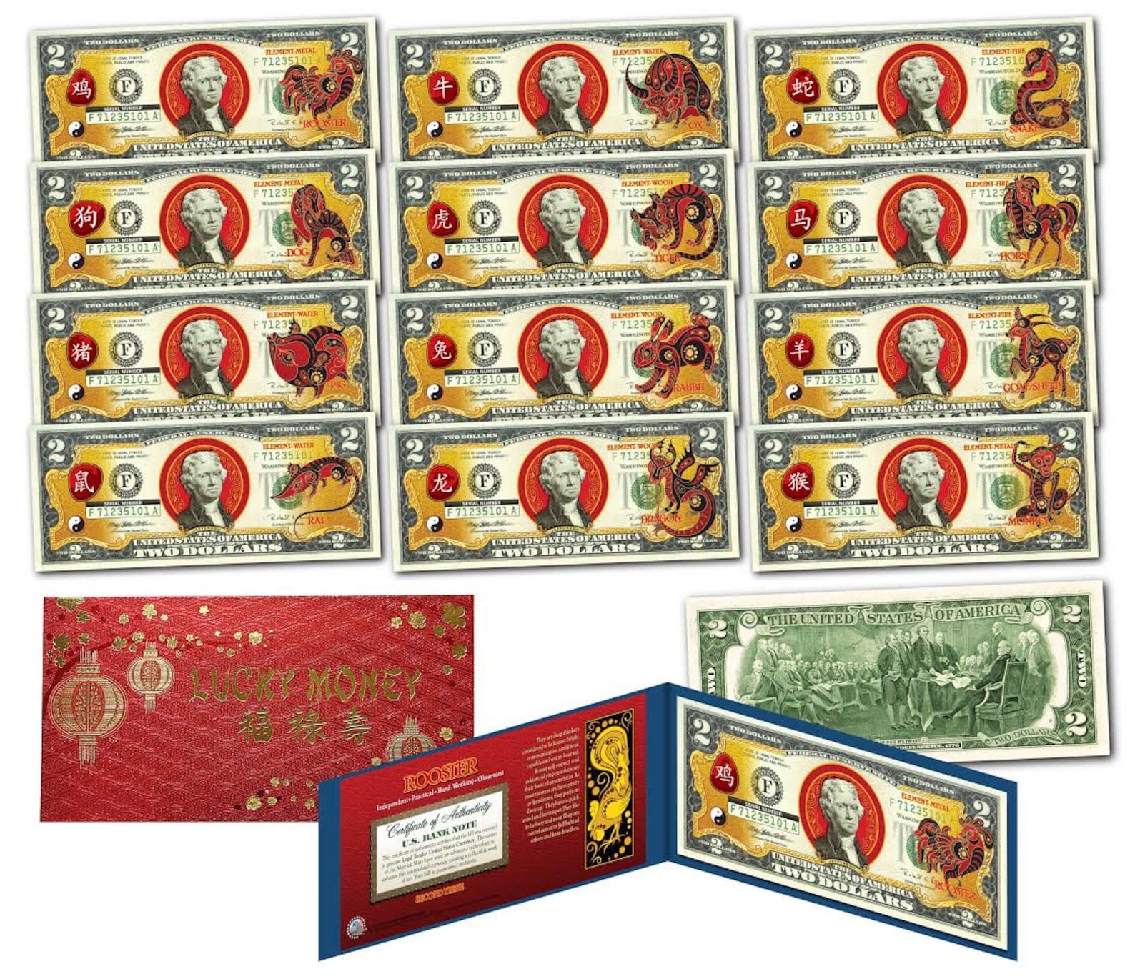 chinese new year dollar gift