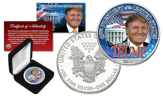 ドナルド・トランプ 第45代大統領 1オンス アメリカン 0.999 シルバー