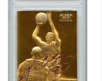 Kobe Bryant 1996-97 EX-2000 Credentials 23K Rookie Card 