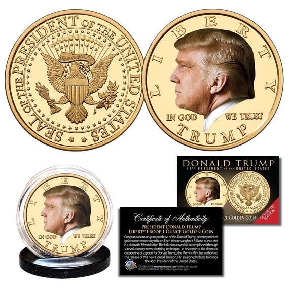 トランプ大統領 代45代記念銀貨 1オンス 2020