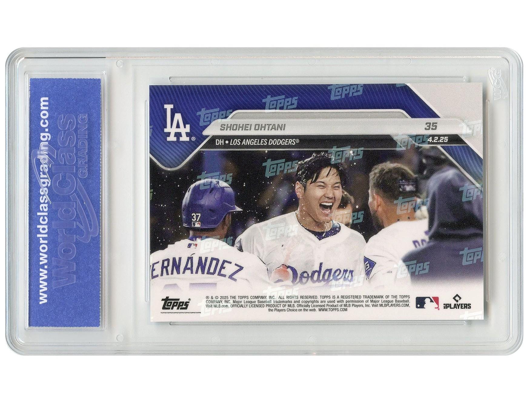 2025 MLB Topps Now #35 SHOHEI OHTANI ボブルヘッド ナイトウォーク 