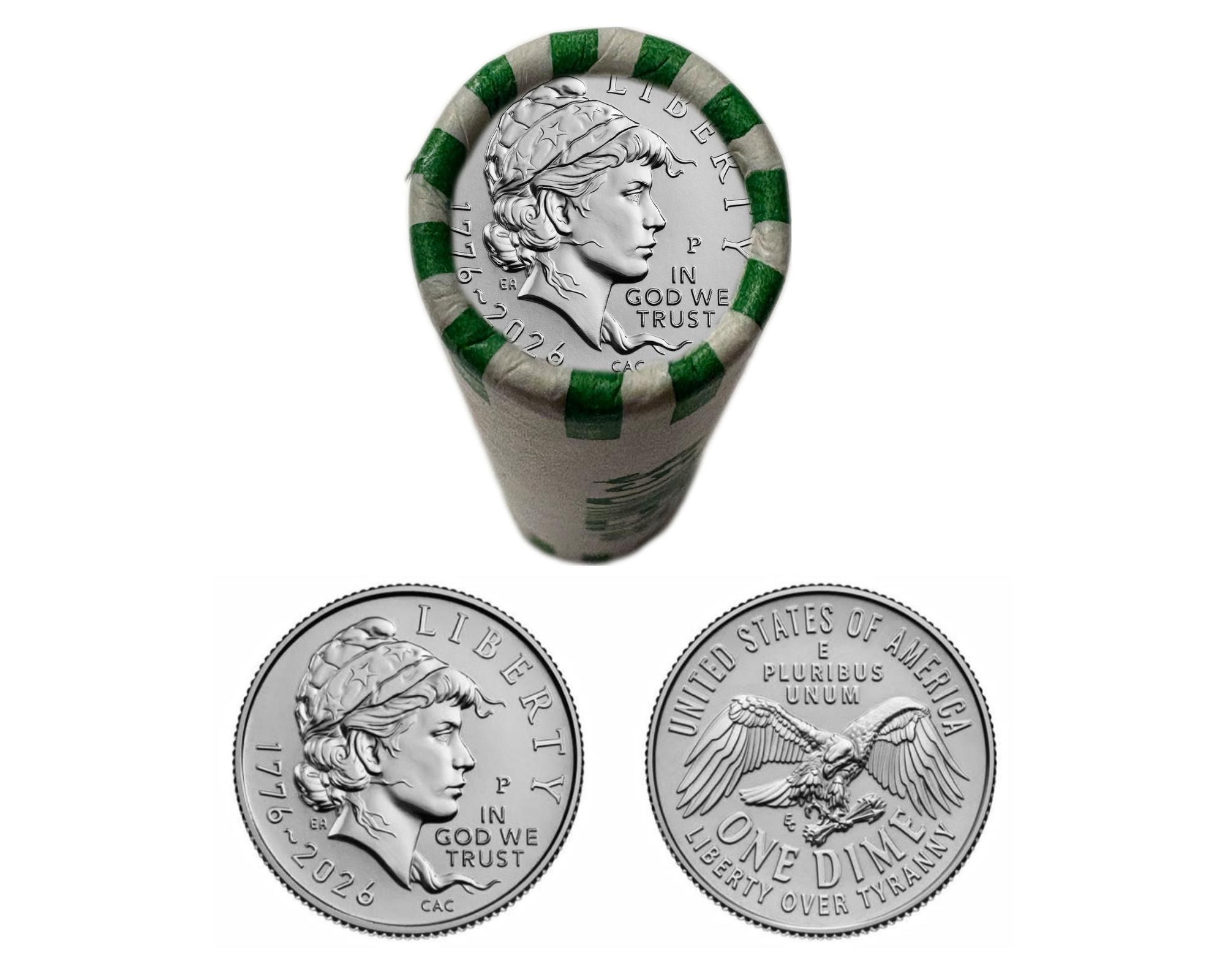 Mercury dime roll - Etsy 日本